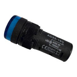AD22-16C MKC Indicator Light Buzzer 20mA 12V Blue Color 19.5mm